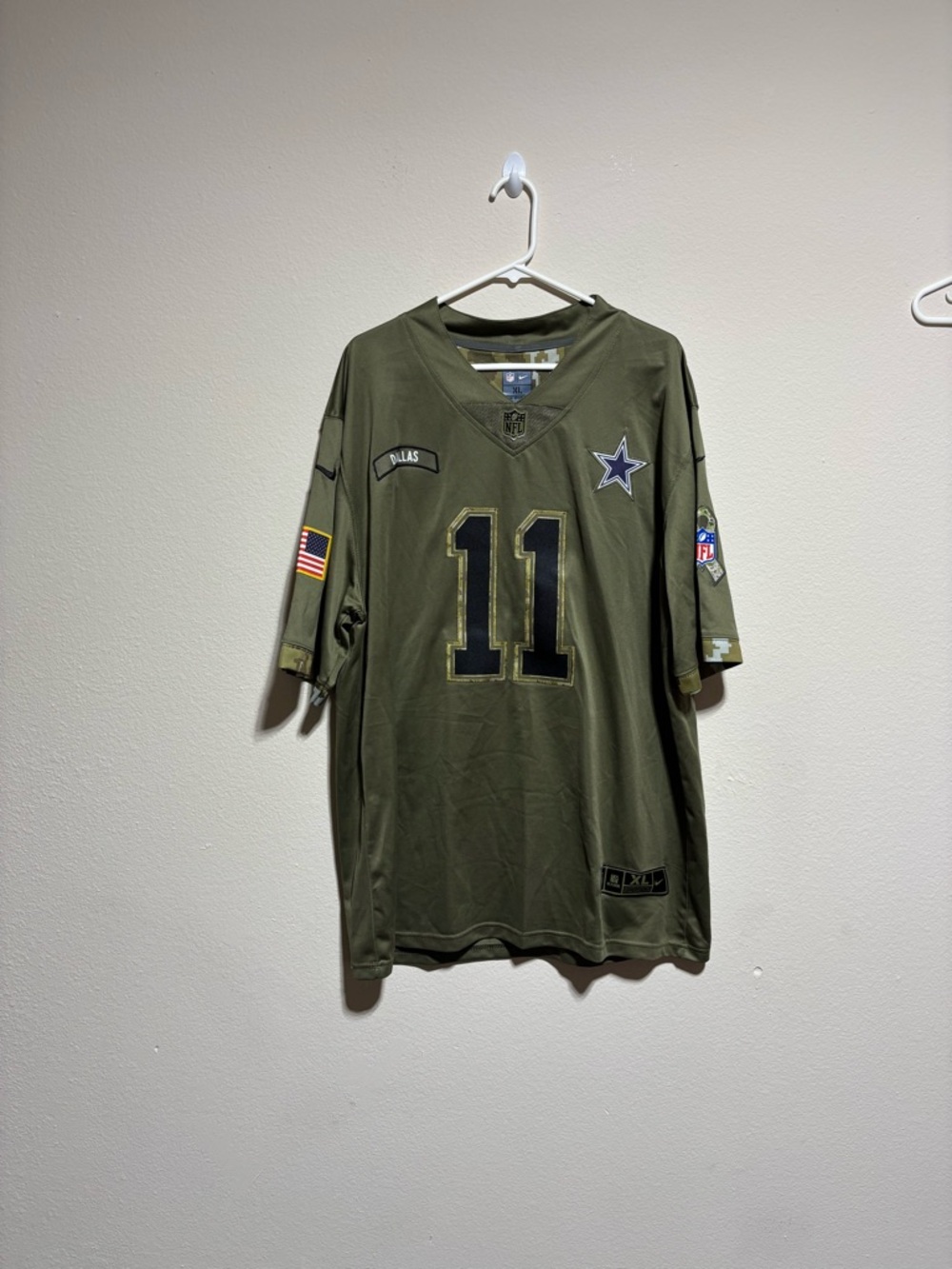 NFL Dallas Cowboys Olive Green #11 Football Jersey